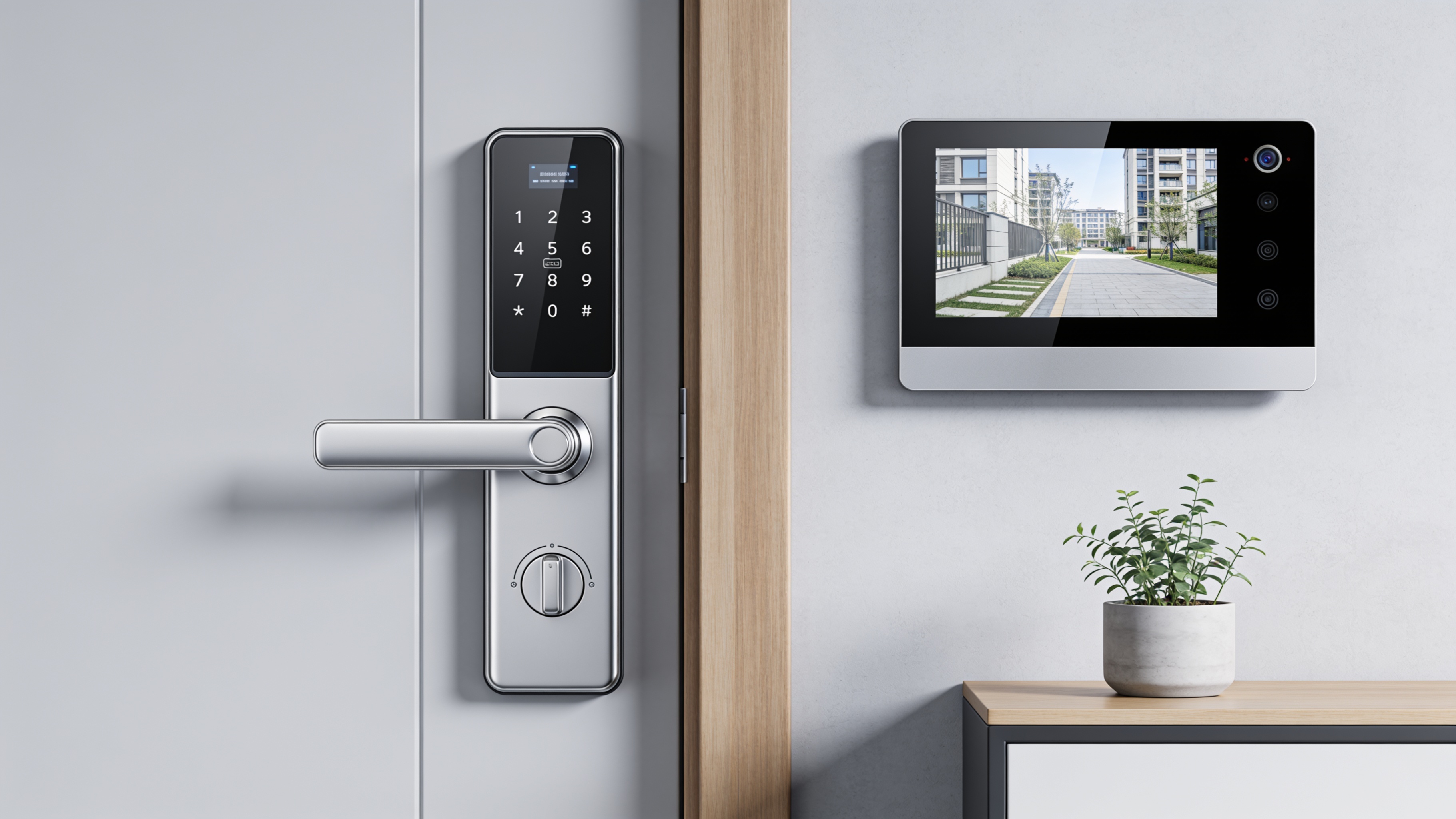 Fasilitas lobi dan akses kontrol pintar yang memberikan rasa aman serta privasi maksimal bagi seluruh penghuni unit apartemen.